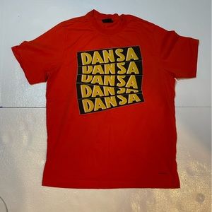 PS by Paul Smith Orange Dansa Print Shirt